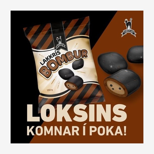 Freyja Bombur Lakkris 150 g