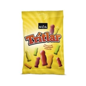 Noa Tritlar - vingummi - Gul pose 150g
