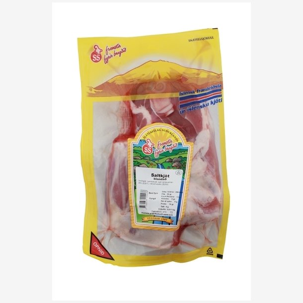 Saltet Lammekd 1,4 kg/Bur saltkjt/159 kr. pr. kg